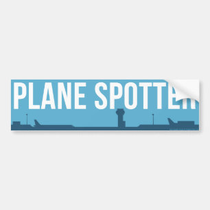 Autocollant De Voiture Bleu plat d'observateur de tache