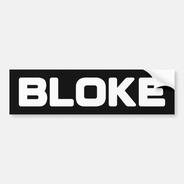 AUTOCOLLANT DE VOITURE BLOQUER (Devant)