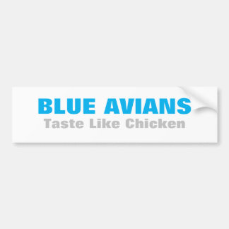 Autocollant De Voiture Blue Avian ascension alien vibrations spirituelles