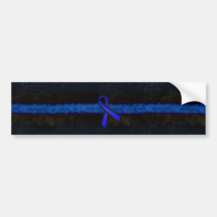 Autocollant De Voiture Blue Line mince