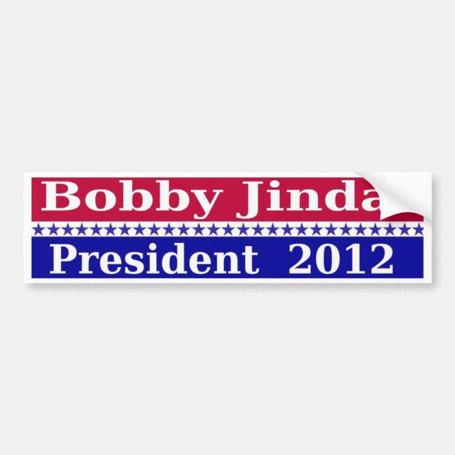 Autocollant De Voiture Bobby Jindal pour le président adhésif pour (Devant)
