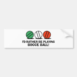 Autocollant De Voiture Bocce Ball