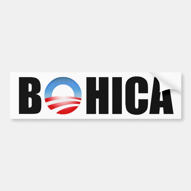 Autocollant De Voiture Bohica Obama (Devant)