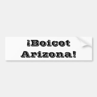 Autocollant De Voiture Boicot Arizona