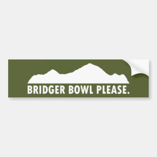Autocollant De Voiture Bol Bridger S'Il Vous Plaît