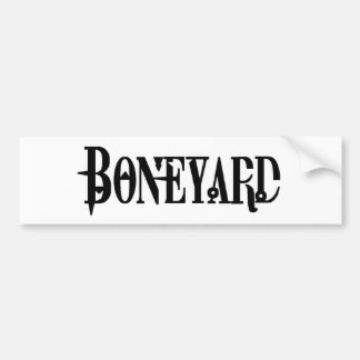 Autocollant De Voiture Boneyard - logo
