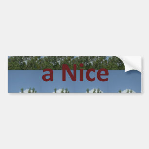 Autocollant De Voiture Bonne journée et meilleur art nocturne