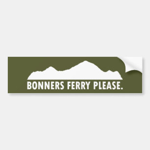 Autocollant De Voiture Bonners Ferry Idaho S'Il Vous Plaît