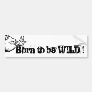 Autocollant De Voiture Born to be WILD !