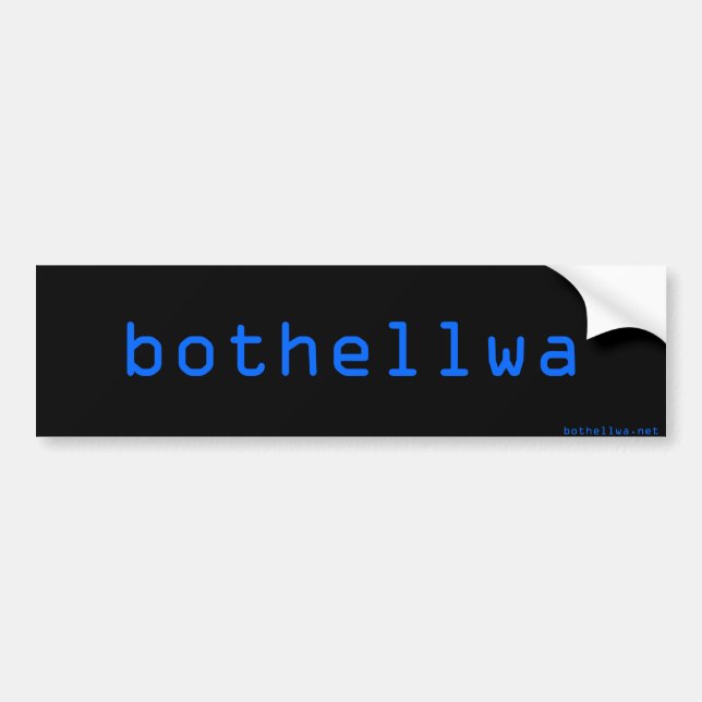 Autocollant De Voiture bosse de bothellwa (Devant)