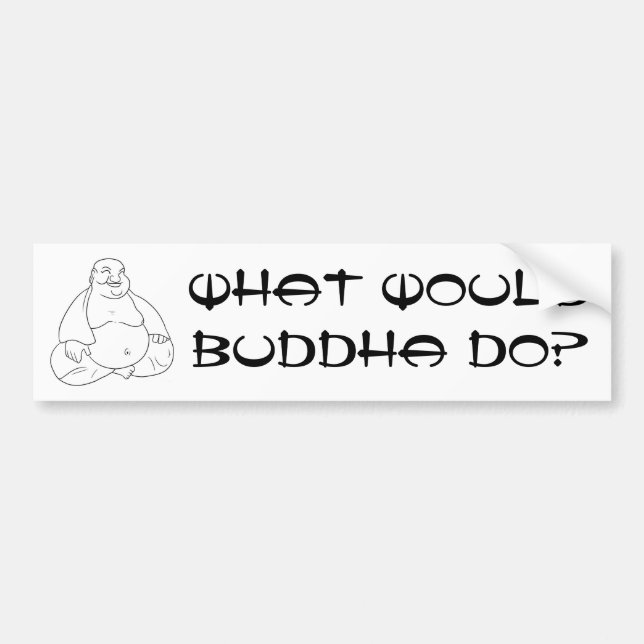 Autocollant De Voiture Bouddha (Devant)