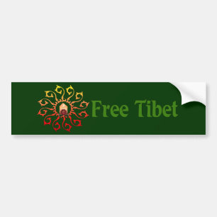 Autocollant De Voiture Bougie libre du Thibet
