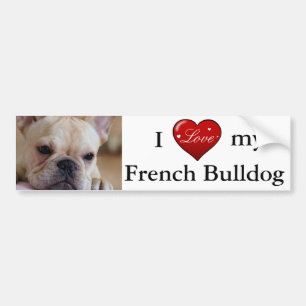 Autocollant De Voiture Bouledogue français