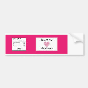 Autocollant De Voiture Bouteille d'eau Étiquette rose pétales floraux Ros