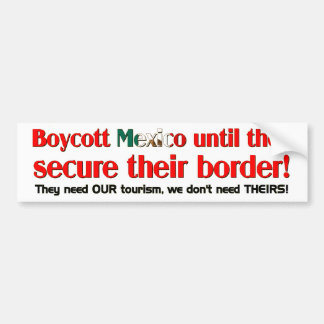 Autocollant De Voiture Boycott Mexique