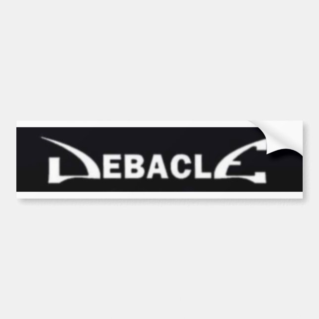 Autocollant De Voiture <br><br><br>Adhésif pour pare-chocs de débâcle (Devant)