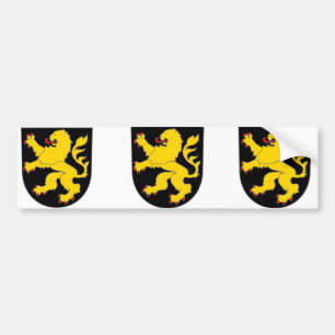 Autocollant De Voiture Brabant, Belgique