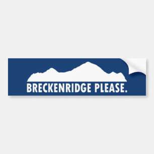 Autocollant De Voiture Breckenridge S'Il Vous Plaît