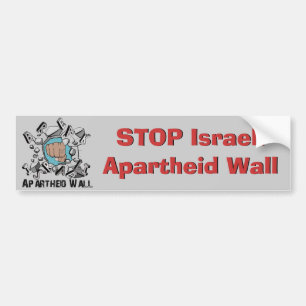 Autocollant De Voiture Briser le mur d'apartheid israélien