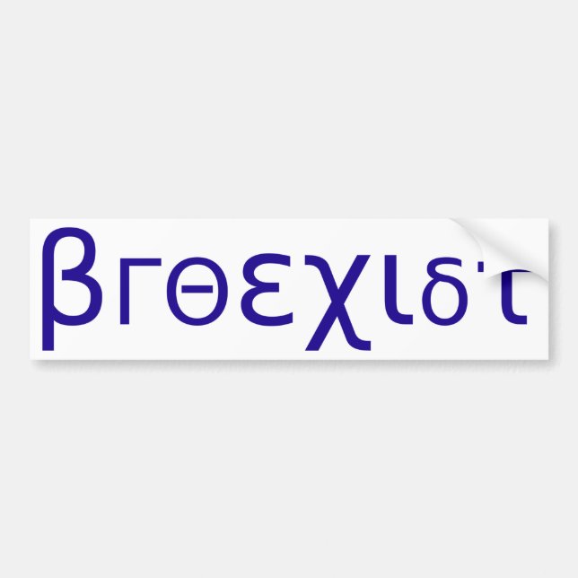 Autocollant De Voiture Broexist (Devant)