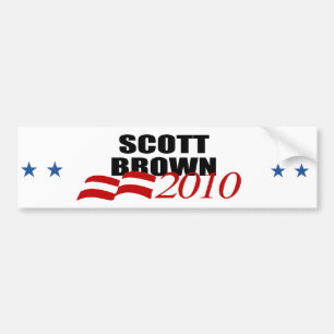 AUTOCOLLANT DE VOITURE BRUN DE SCOTT