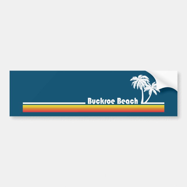 Autocollant De Voiture Buckroe Beach, Virginie (Devant)