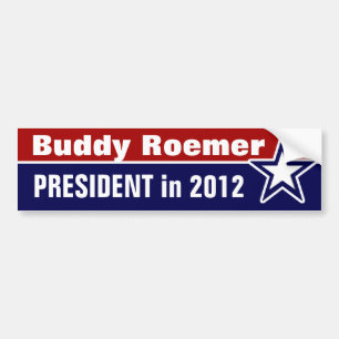 Autocollant De Voiture Buddy Roemer à la présidence en 2012