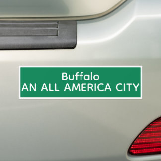 Autocollant De Voiture Buffalo UNE VILLE TOUTE AMÉRICAINE