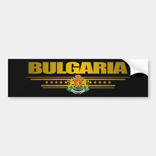 Autocollant De Voiture Bulgarie Pride (Devant)