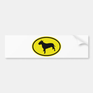 Autocollant De Voiture Bull-terrier