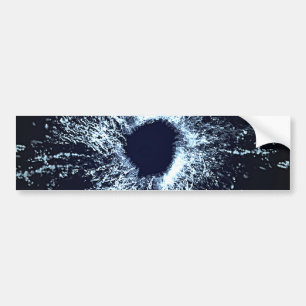 AUTOCOLLANT DE VOITURE BULLET TROU GANGSTER VIOLENCE NOIRE