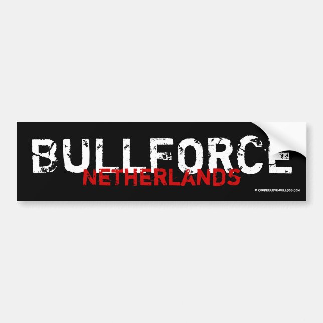 Autocollant De Voiture Bullforce Sticker (Devant)