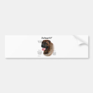 Autocollant De Voiture Bullmastiff (broche)