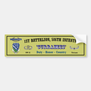 Autocollant De Voiture Bumper.Sticker_1-506th.Vietnam