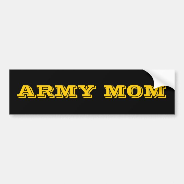 Autocollant De Voiture Bumper Sticker Armée Maman (Devant)