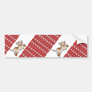 Autocollant De Voiture Bumper Sticker Chien de Chien de Chien Coureur