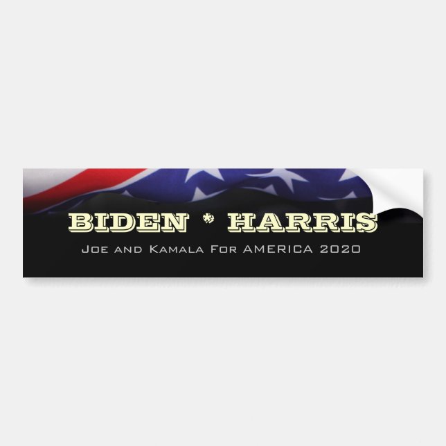 Autocollant De Voiture Bumper Sticker de campagne BIDEN HARRIS 2020 (Devant)