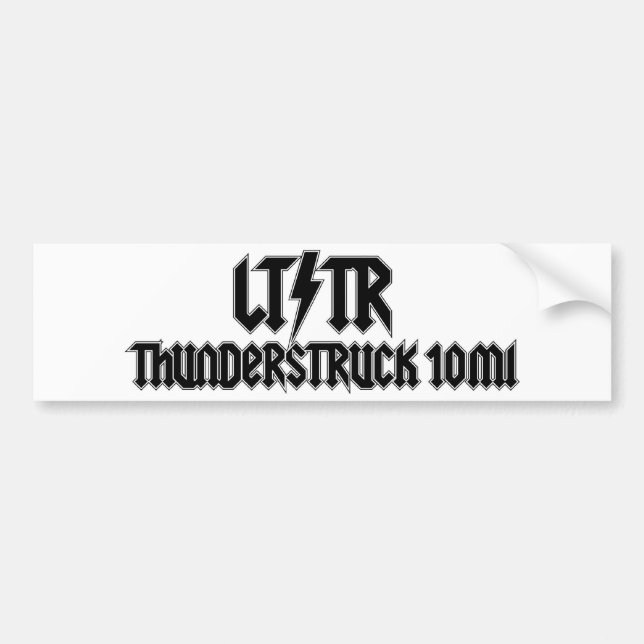 Autocollant De Voiture Bumpersticker abasourdi de 10 milles (Devant)