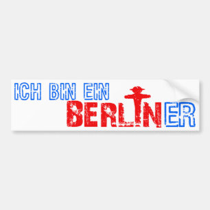 Autocollant De Voiture Bumpersticker Berliner
