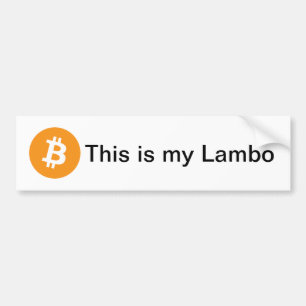 Autocollant De Voiture Bumpersticker - c'est mon Lambo