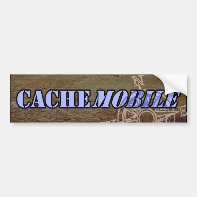 Autocollant De Voiture Bumpersticker de Cachemobile (Devant)