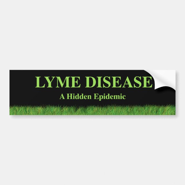 Autocollant De Voiture Bumpersticker de la maladie de Lyme (Devant)
