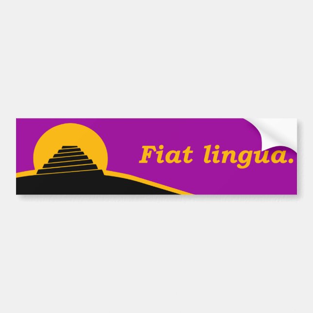 Autocollant De Voiture Bumpersticker de LCS (Devant)