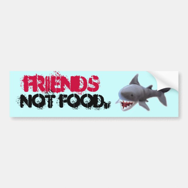 Autocollant De Voiture Bumpersticker de requin (Devant)