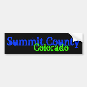 Autocollant De Voiture Bumpersticker du comté de Summit