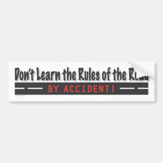 Autocollant De Voiture Bumpersticker moteur sûr