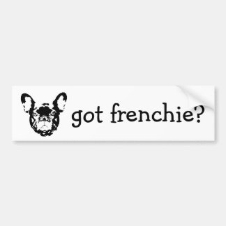 Autocollant De Voiture bumpersticker obtenu de frenchie