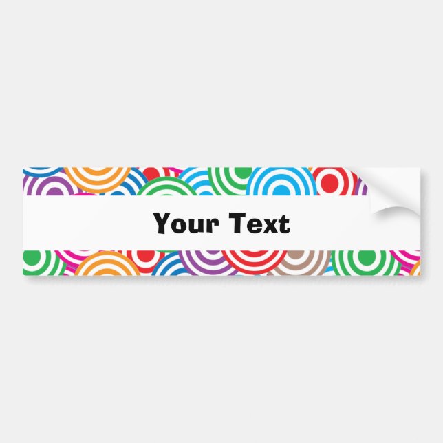 Autocollant De Voiture Bumpersticker personnalisé (Devant)