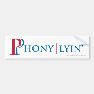 Autocollant De Voiture Bumpersticker satirique de Romney/Ryan