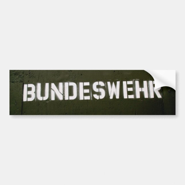 Autocollant De Voiture Bundeswehr (Devant)